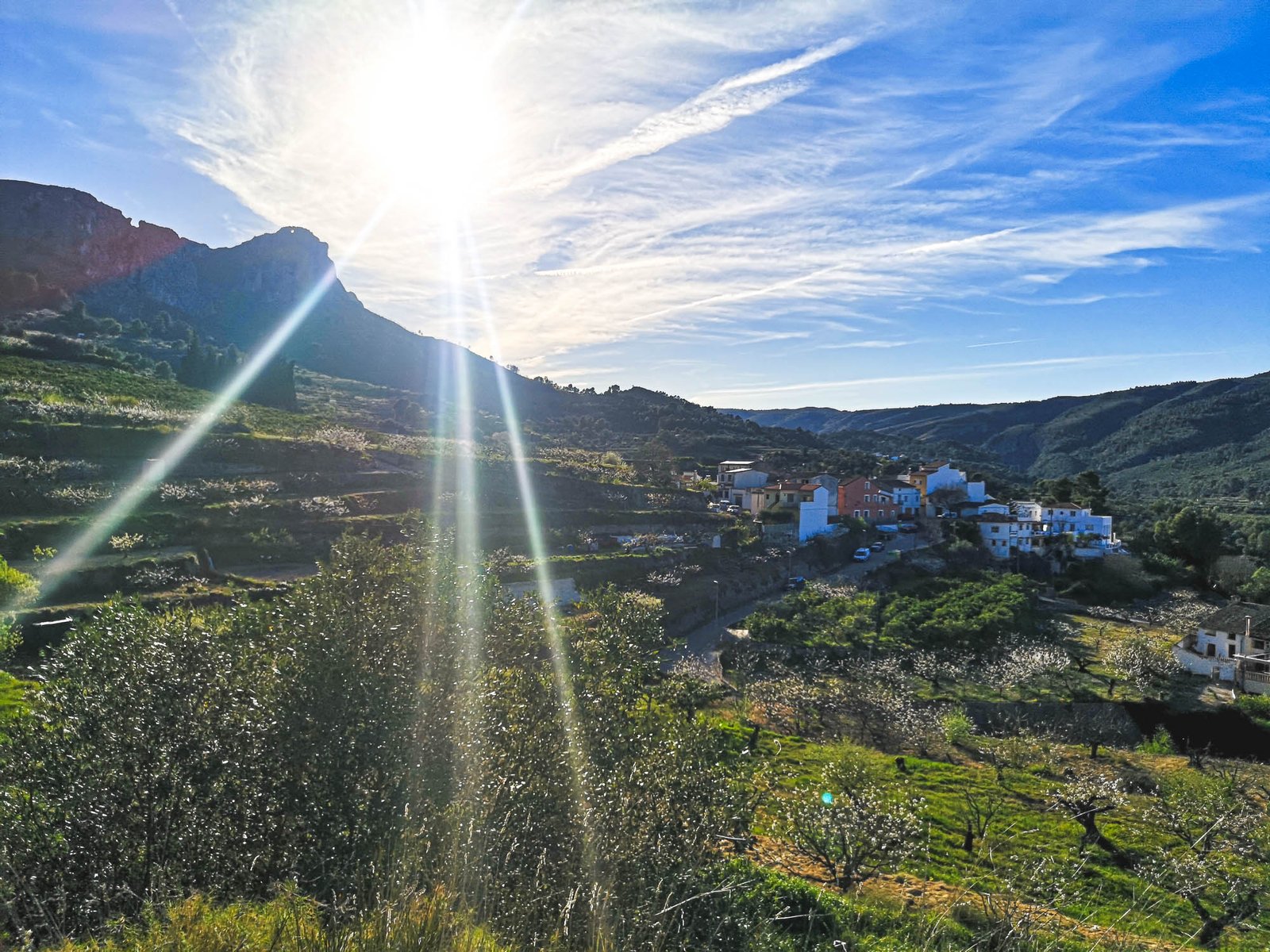 Forada peak near Benitaia in Vall de Gallinera, Marina Alta, Spain