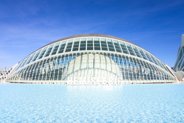 L'hemisferic in the City of Arts and Sciences of Valencia