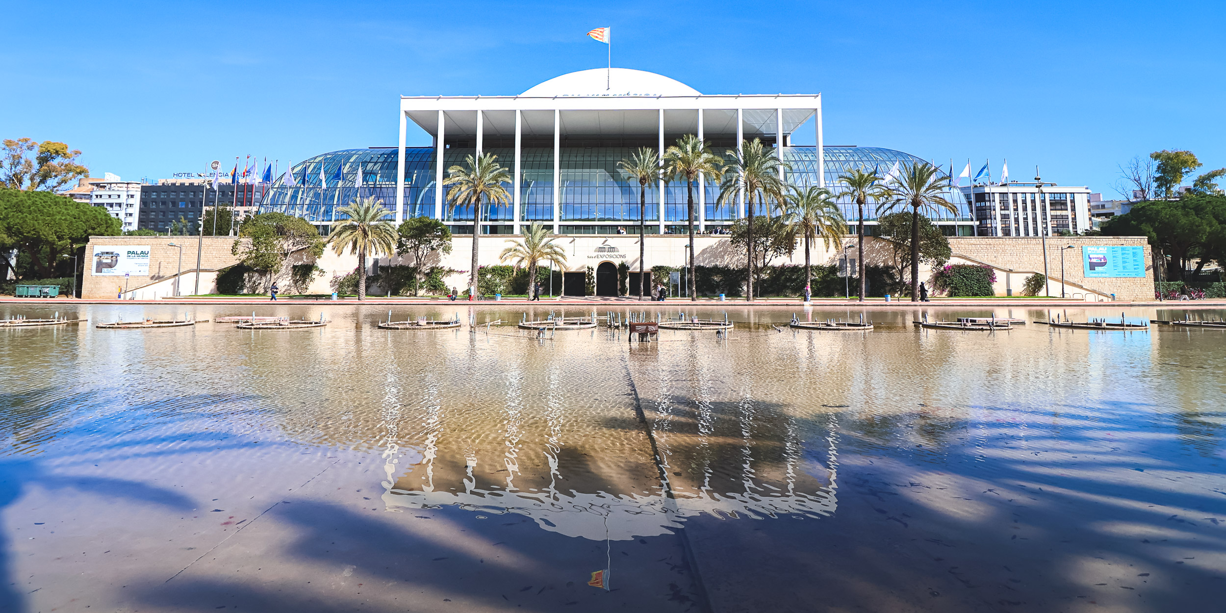 Palau de la Música (Palacio de la Música) in the Turia Gardens (Jardín del Turia), Valencia