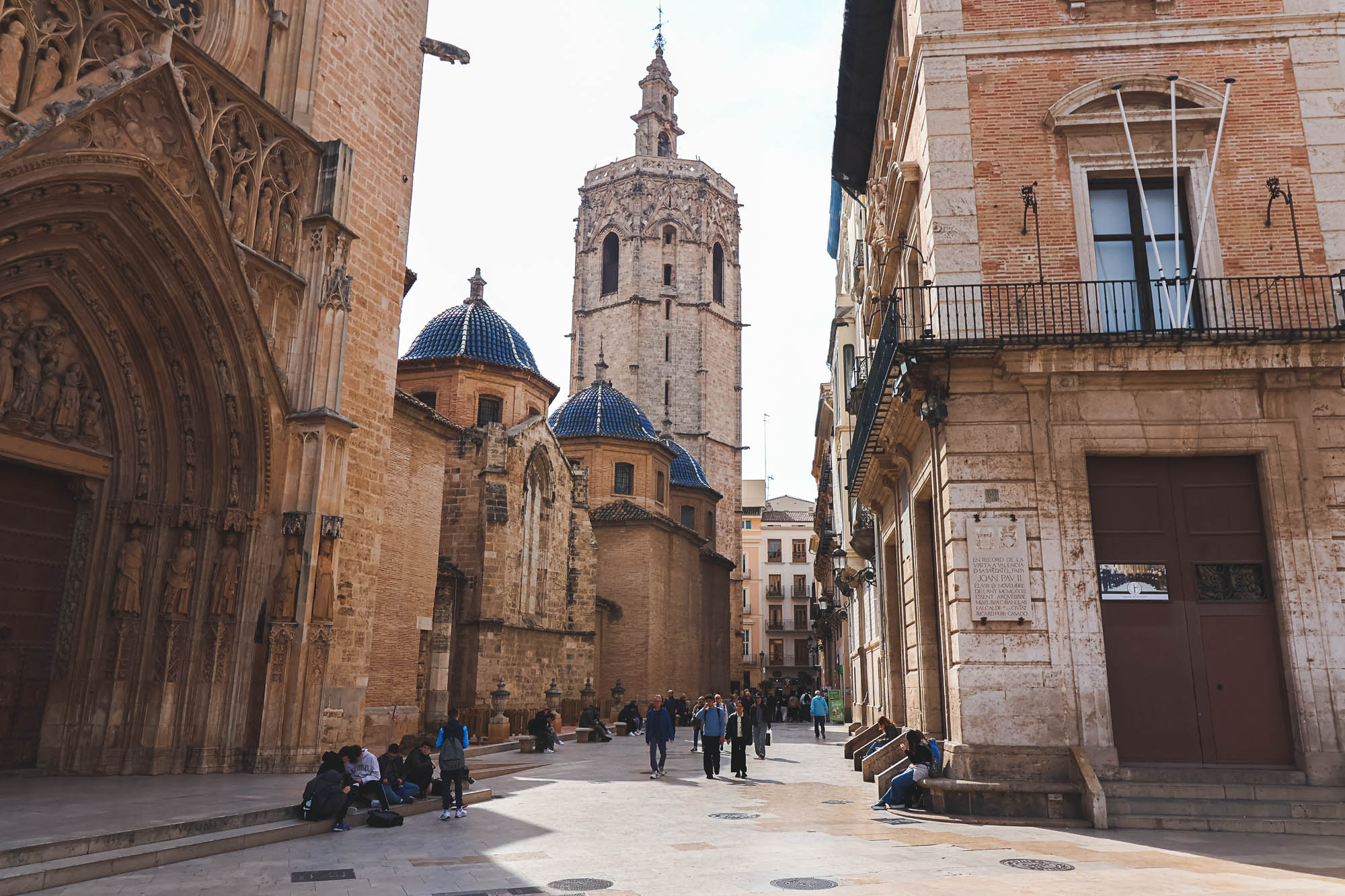 Micalet tower (Torre del Miguelete) of Valencia Cathedral (Catedral de Valencia)