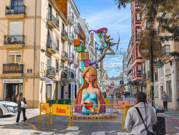 A falla in Russafa, Valencia 2026