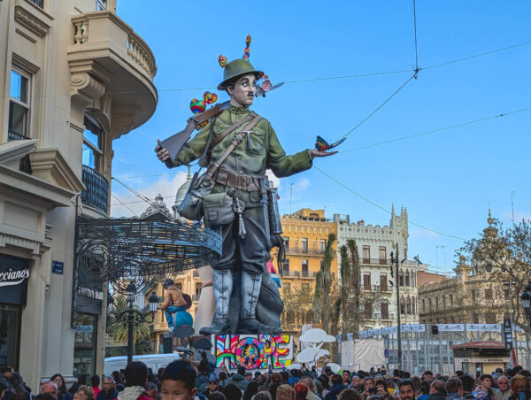 Municipal falla is always burnt last (Valencia, 2026).