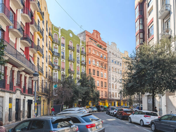 Typical architecture in Arrancapins, Extremurs, 3rd district of Valencia